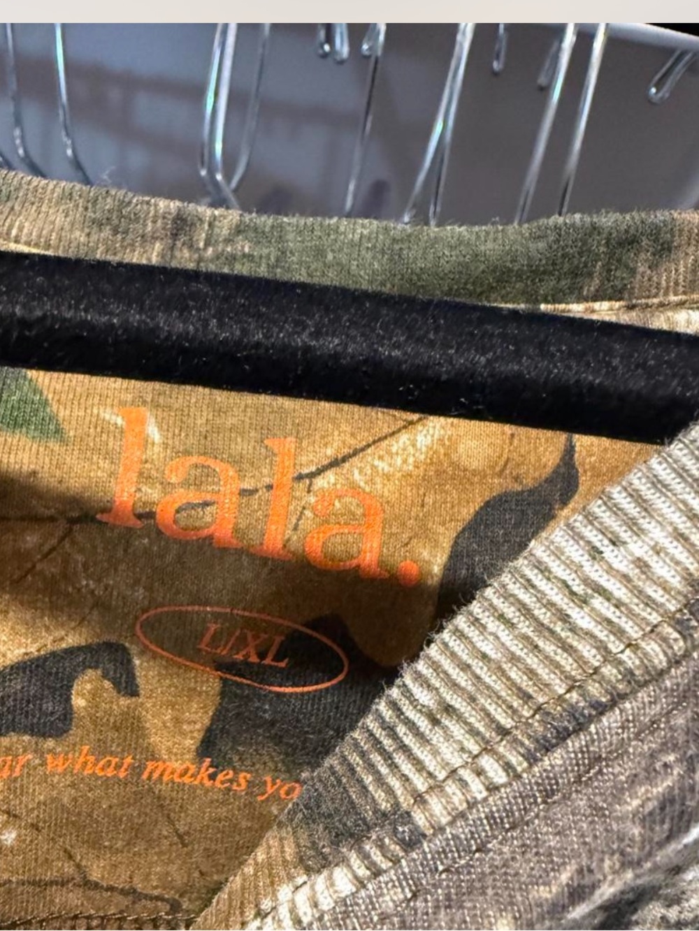 Dressed in LALA The World Needs Your Magic Oversized Long Camo Tee - L/XL - Picture 6 of 7